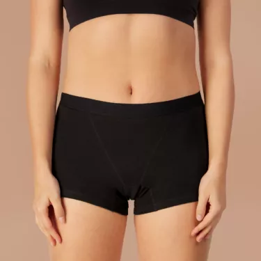 תחתוני מחזור רב פעמיים  SLEEPSHORT BLACK